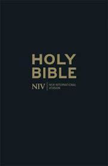 Picture of NIV THINLINE BLACK LEATHER BIBLE