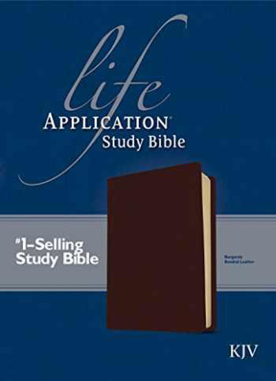 Picture of KJV LIFE APPLICATION STUDY BURGUNDY LEATHER