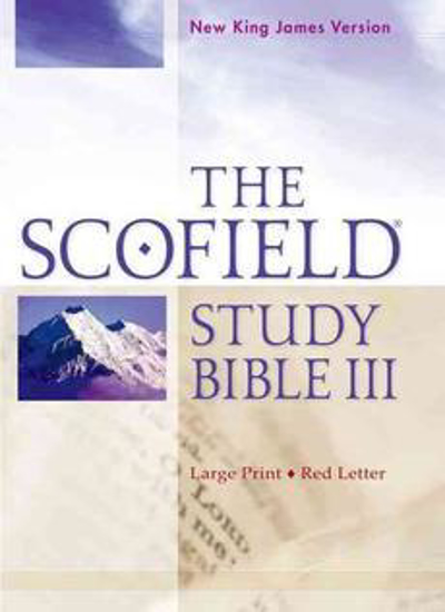 Picture of NKJV SCOFIELD STUDY BIBLE LARGE PRINT BURGUNDY