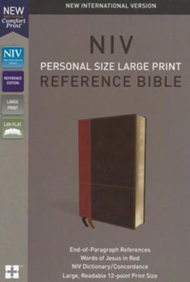 Picture of NIV PERSONAL REFERENCE LARGE PRINT TAN/BRN LEATHER