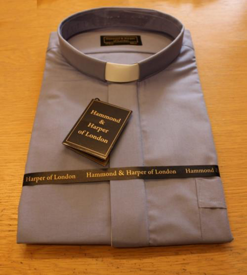 Picture of MEN'S DENIM GREY CLERICAL SHIRT SIZE 15