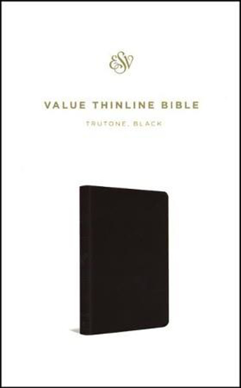 Picture of ESV VALUE THINLINE BIBLE BLACK TRUTONE