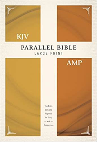 Picture of KJV AMP PARALLEL BIBLE LARGE PRINT HARDBACK