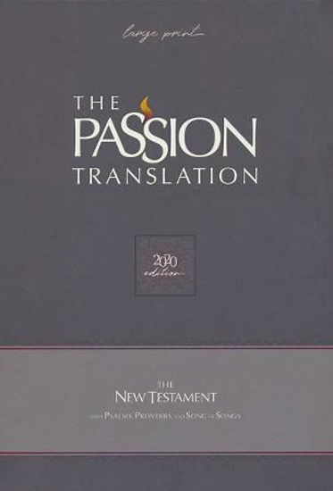 Picture of THE PASSION TRANSLATION  LARGE PRINT BLACK FAUX