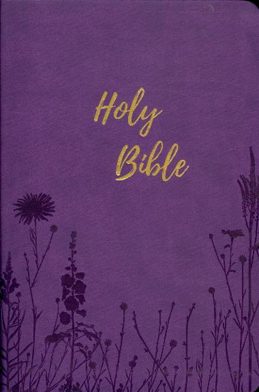 Picture of KJV GIANT PRINT REFERENCE PURPLE LEATHER SOFT