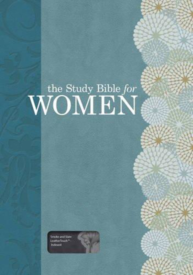 Picture of HCSB STUDY BIBLE FOR WOMEN SMOKE/SLATE LEATHER TOUCH T.I.