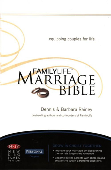 Picture of NKJV FAMILY LIFE MARRIAGE BIBLE BURGUNDY