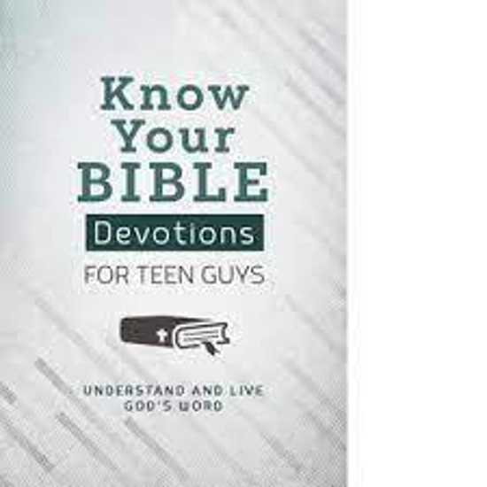 Picture of KNOW YOUR BIBLE DEVOTIONS FOR TEEN GUYS